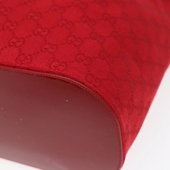 GUCCI GG Canvas Shoulder Bag Red 001 3738 Auth 85971 - Picture 14 of 16